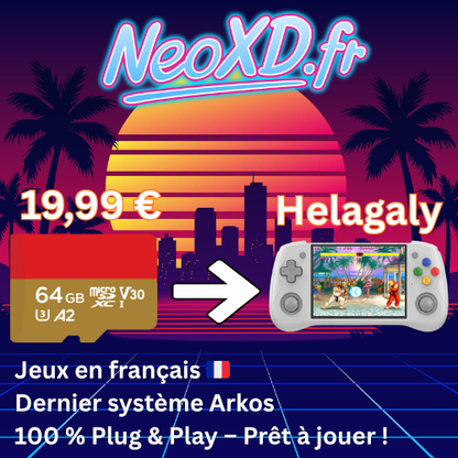 Carte Mémoire Helagaly Avec Les Jeux en Français 🇫🇷