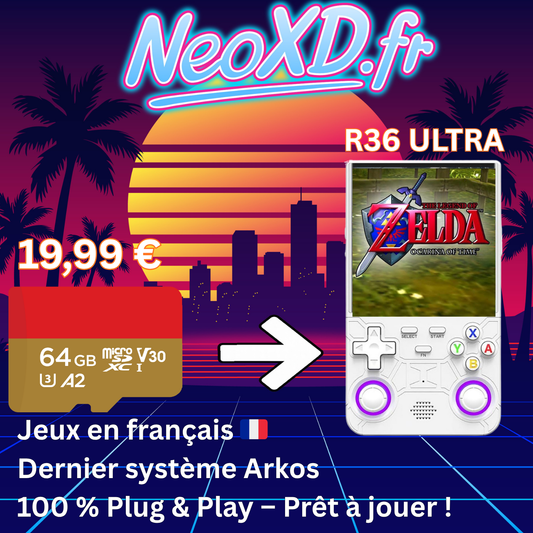 Carte Mémoire R36 ULTRA Avec Les Jeux en Français 🇫🇷